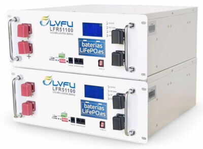 Batería de litio LiFePO4 en formato Rack 51.2V 