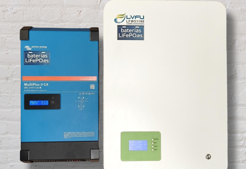 istema de Backup Energético de 2.4 kW de potencia y 5.12 kWh
